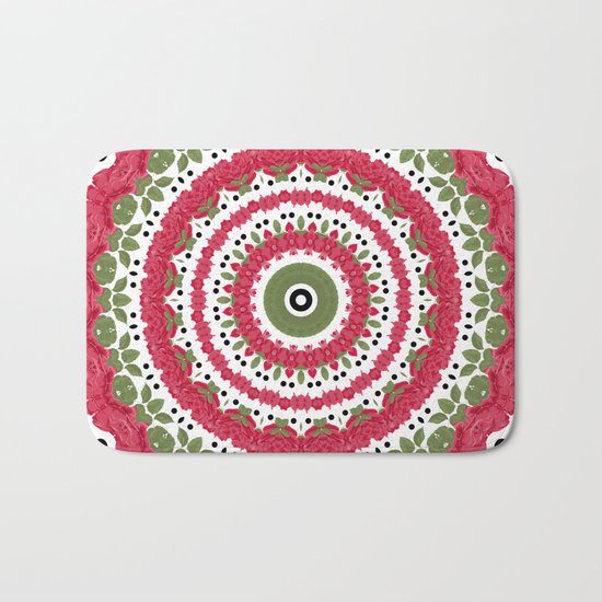 Rosy dreams. Kaleidoscope. Bath Mat