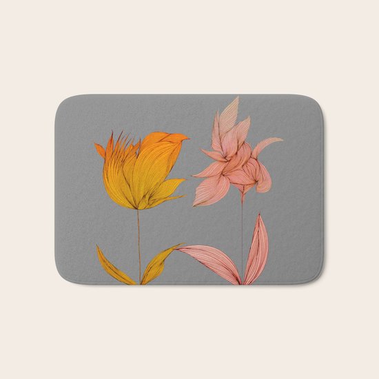 Flowers Bath Mat