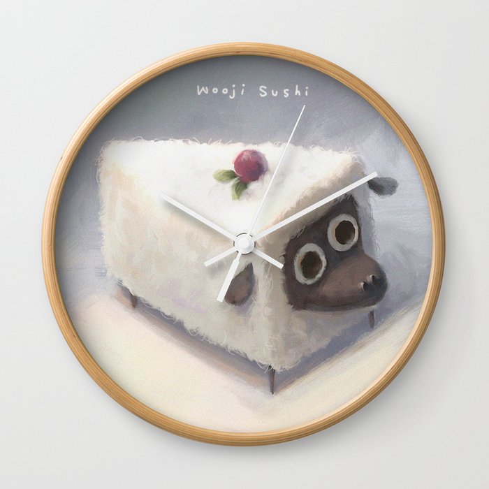 Slice of Sheep Wall Clock