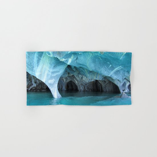Marble blue 3 Hand & Bath Towel