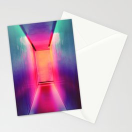 Abstract Entrance Stationery Cards | Green, Rainbow, Color, Red, Door, Blue, Pink, Abstract, Hall, Colorful 