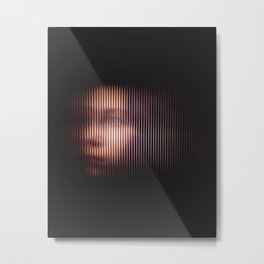 the abtruse Metal Print | Vertical, Distorted, Portrait, Photo, Digital, Verticallines, Abtruse, Conceptual, Creepy, Other 