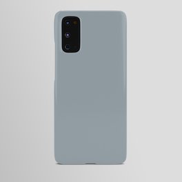 Mid-tone Majestic Blue Gray Solid Color PPG Quicksilver PPG1041-5 - All One Single Shade Hue Colour Android Case