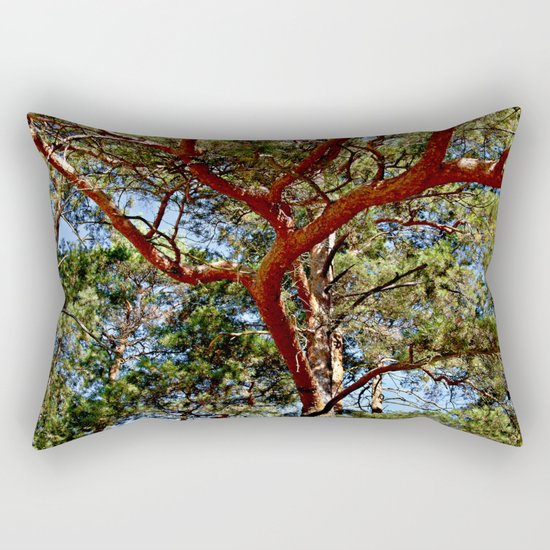 Autumnal lure of the forest Rectangular Pillow