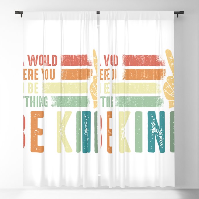 Be Kind Blackout Curtain