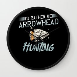 Arrowhead Hunting Collection Indian Stone Wall Clock