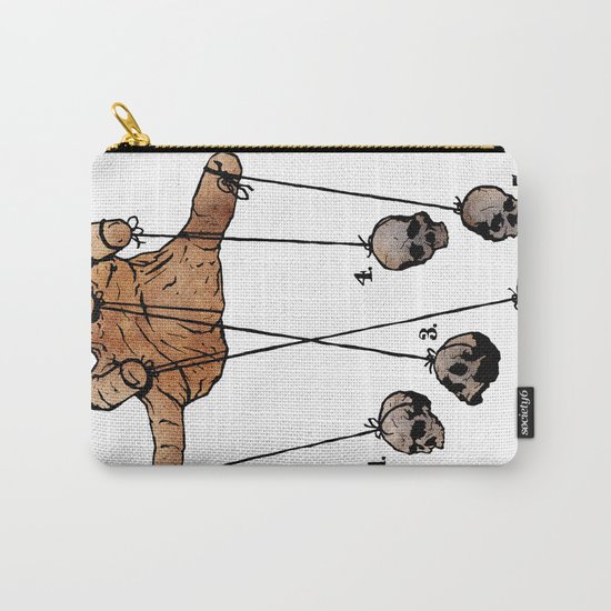 The Five Dancing Skulls Of Doom Carry-All Pouch