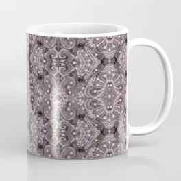 Wool Lace Bohemian Pattern Fiber Texture Taupe Mauve Coffee Mug | Texture, Pattern, Fiberart, Boho, Neutral, Fiber, Taupe, Wool, Organicshapes, Bohemian 