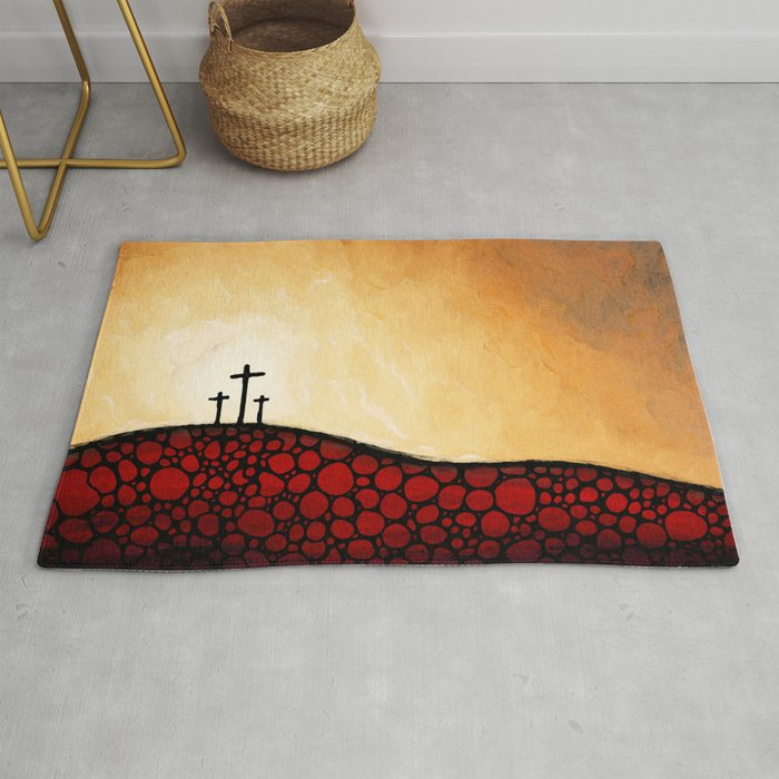 Forgiven - Christian Art By Sharon Cummings Rug