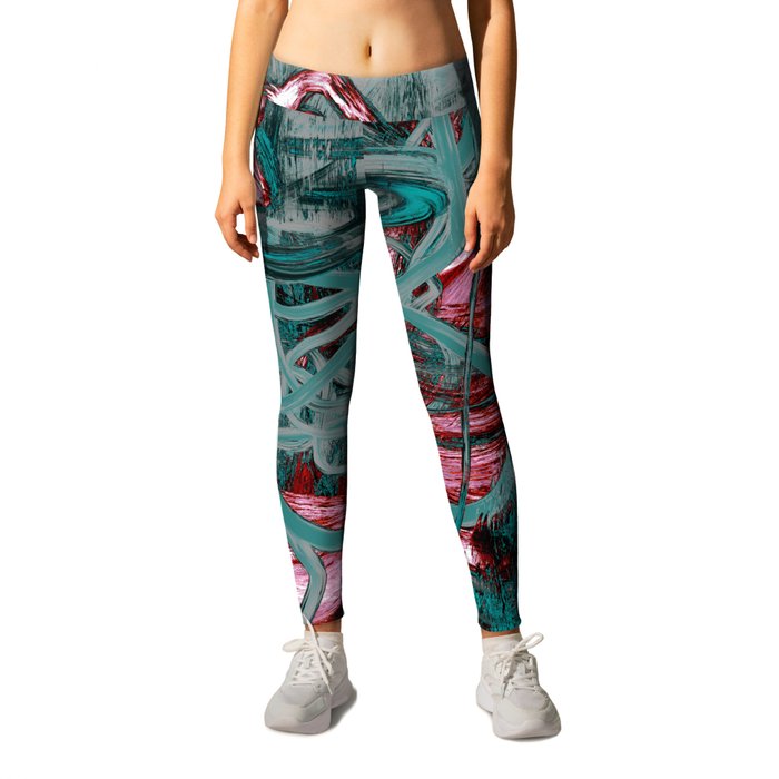 Abstract expressionist Art. Abstract Painting 83. Leggings