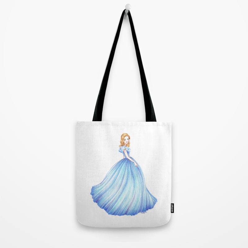 cinderella tote bag