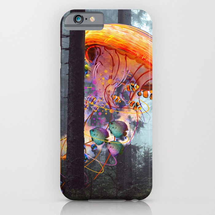 electricjellyfish worlds in a forest iphone case