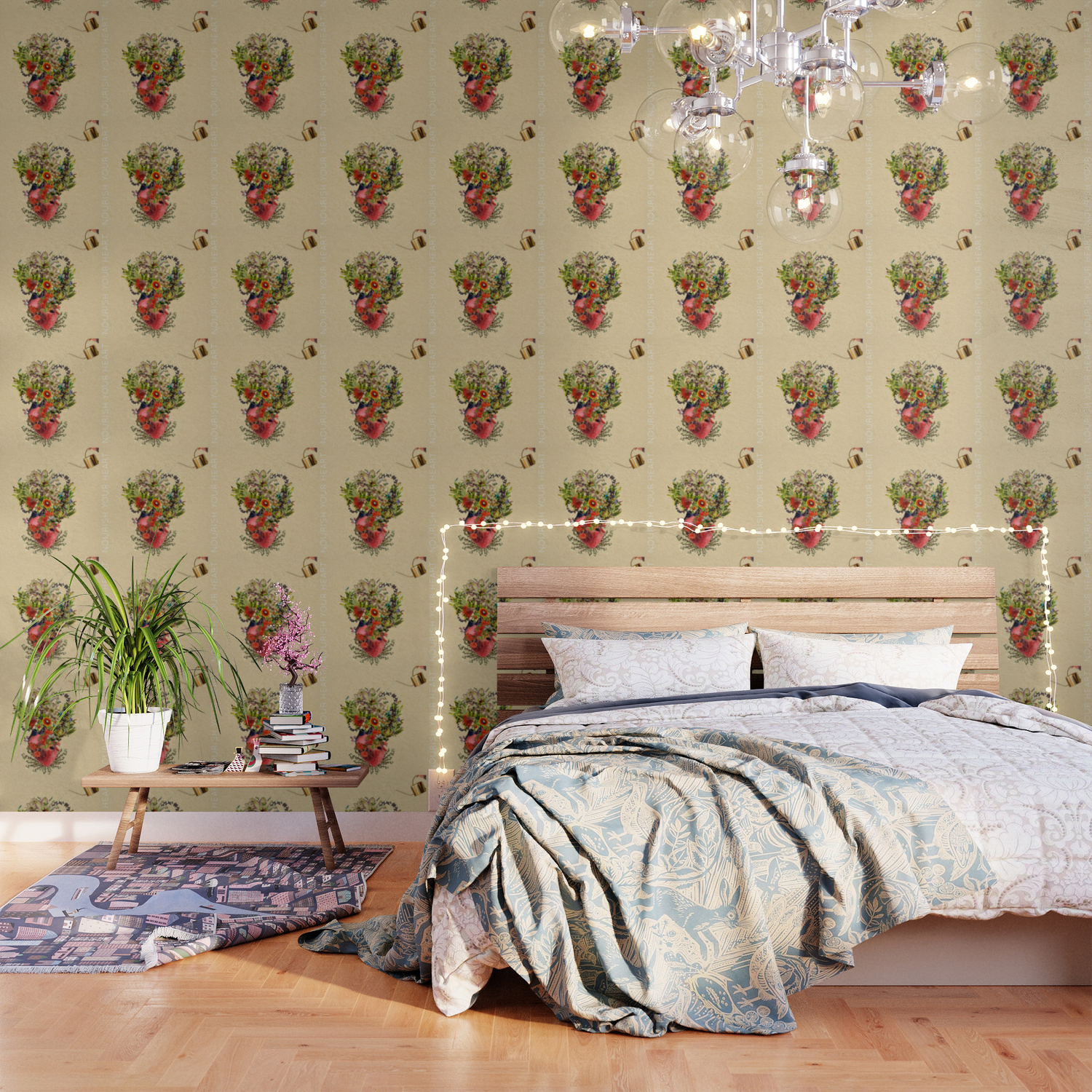Nourish Your Heart By Kooky Collages Wallpaper By Kookycollages