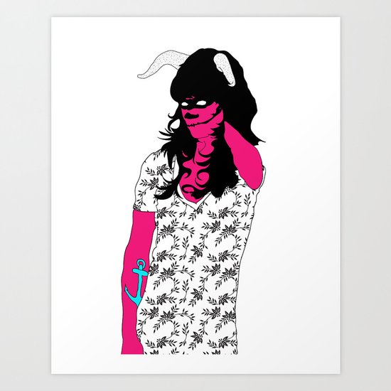 America's Next Top Demon Art Print