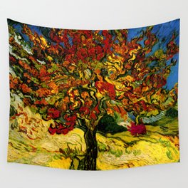Van Gogh Mulberry Tree Wall Tapestry