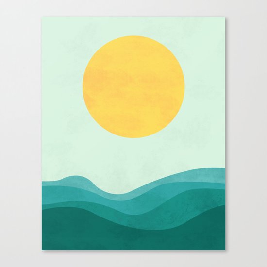 The Sea Canvas Print