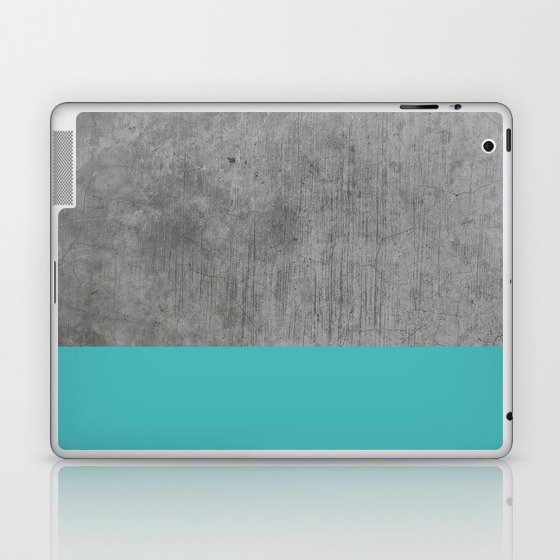 Concrete x Blue Laptop & iPad Skin