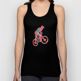 COLORFUL CYCLIST PSYCHEDELIC Unisex Tank Top