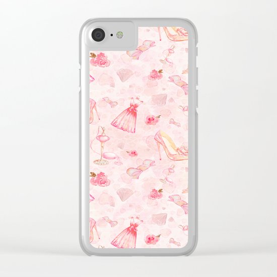 Pink dresses fashion #6 Clear iPhone Case
