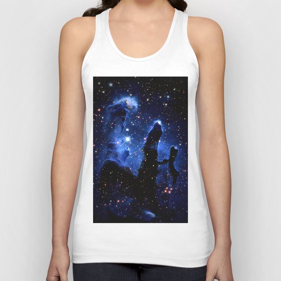 gaLAXY Blue Pillars of Creation Unisex Tank Top