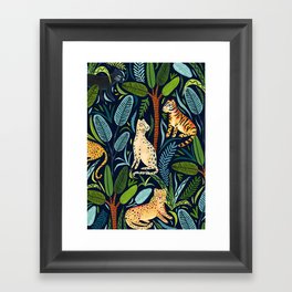 Jungle Cats Framed Art Print