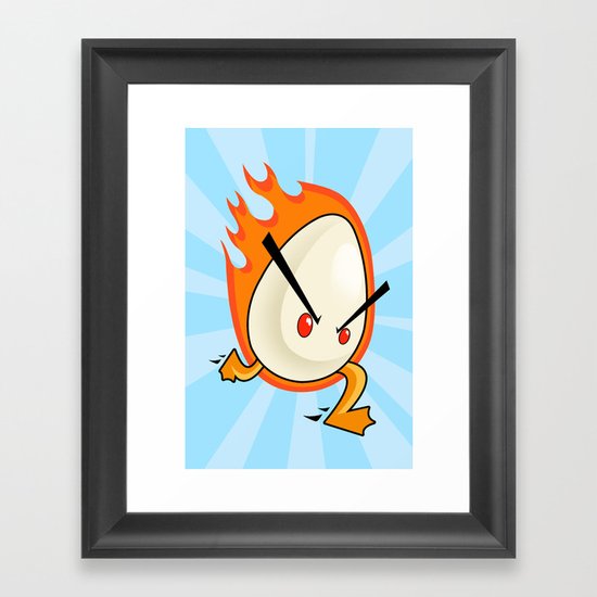 EggFury Framed Art Print