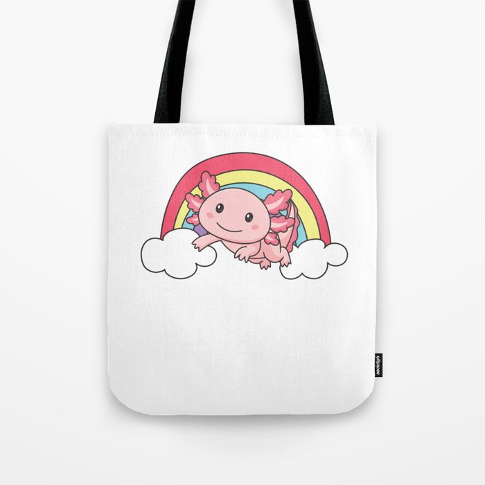 Rainbow Axolotl Cute Axolotl For Kids Tote Bag