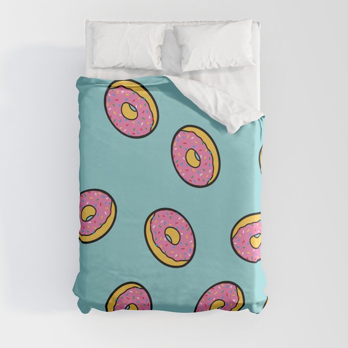 Donut pattern Duvet Cover