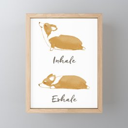 Inhale, Exhale  Framed Mini Art Print