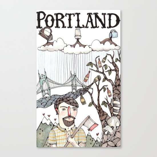 Portland, Oregon Canvas Print