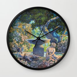 Reveries - Maxfield Parrish Wall Clock