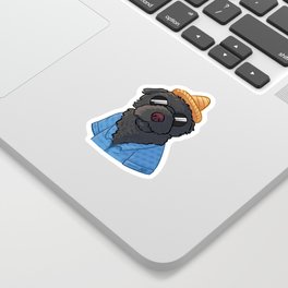 Beach Dog Sticker