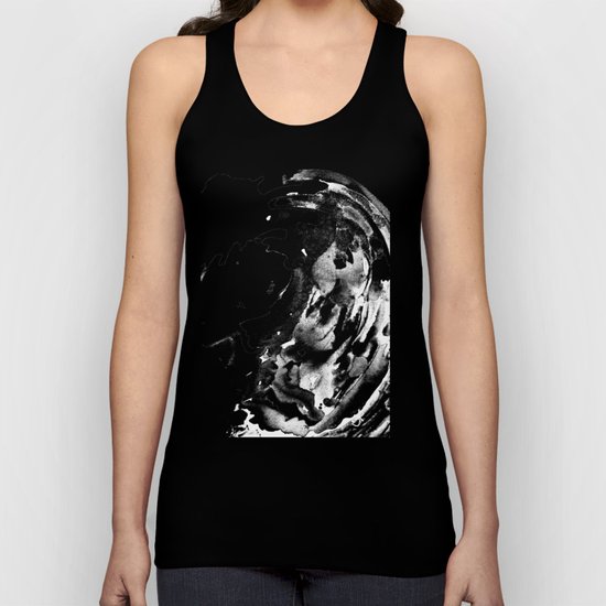 Drilling for that black gold in our oceans, black wave Unisex Tank Top