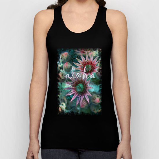 Succulents Flower Garden Unisex Tank Top