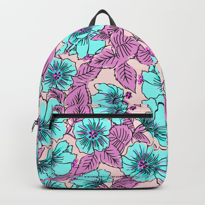 Sweet Blue Flowers Backpack