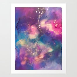 Alcohol Ink - Nebula 4 Art Print