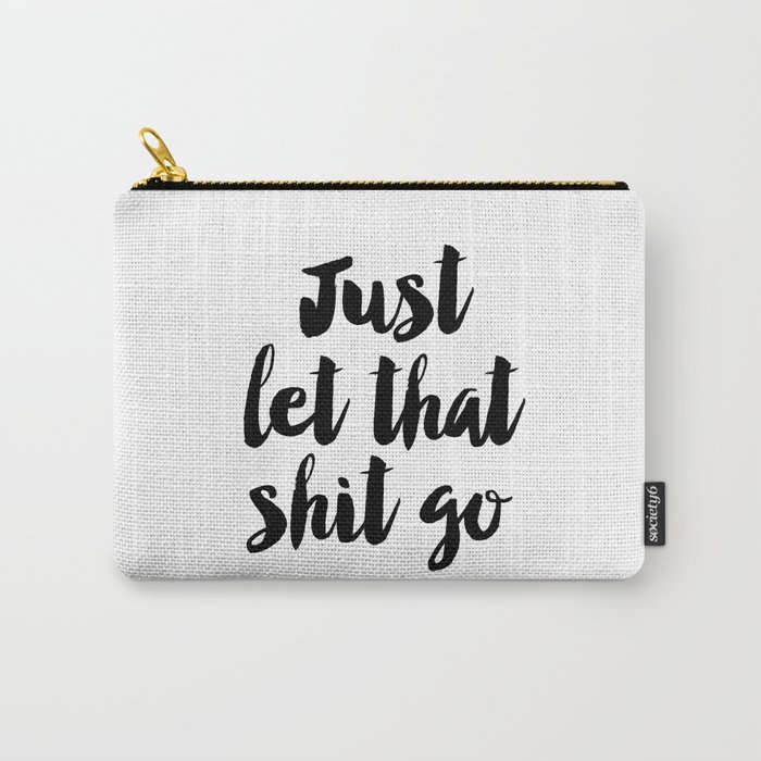 Yoga Poster Yoga Art Yoga Artwork Yoga Print Inspirational Gym Quotes Gym Posters Printable Art Carry All Pouch By Typodesign