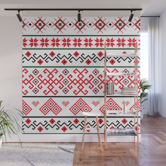 Tapestry that covers whole new arrivals wall
