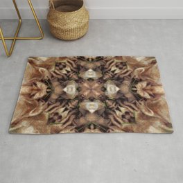 Fet Up and Folded  Rug