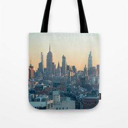 Manhattan Sunset Tote Bag