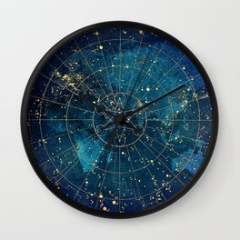 Star Map :: City Lights Wall Clock
