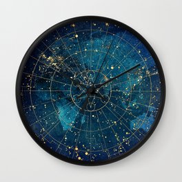 Star Map :: City Lights Wall Clock