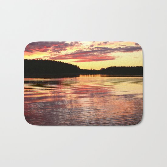 Summer Evening Bath Mat