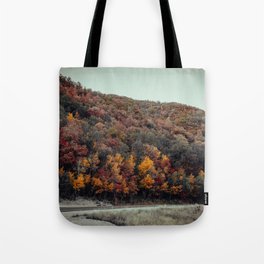 Fall Colors - Dark Theme Tote Bag