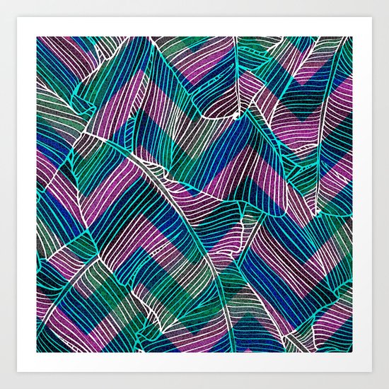 Foliage Pattern Art Print