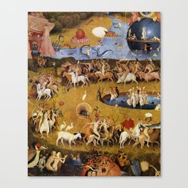 An insight into Heaven - Hieronymus Bosch Canvas Print