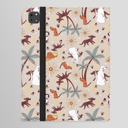 Beach Dogs - Beige iPad Folio Case