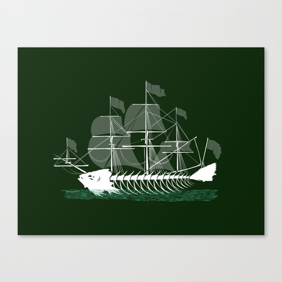 Cutter Fish Canvas Print