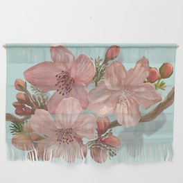 Japanese Painting of Cherry Blossom Wall Hanging