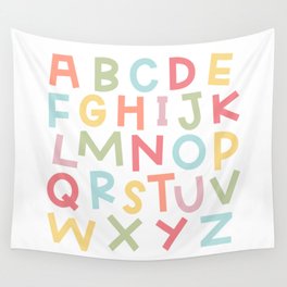 Know your alphabet Wall Tapestry